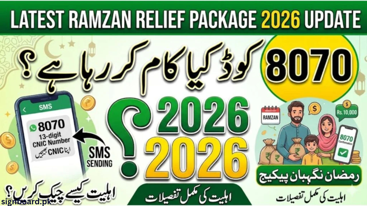 Is 8070 Code Currently Working Right Now? Latest Update About 8070 Ramzan Relief Package 2026